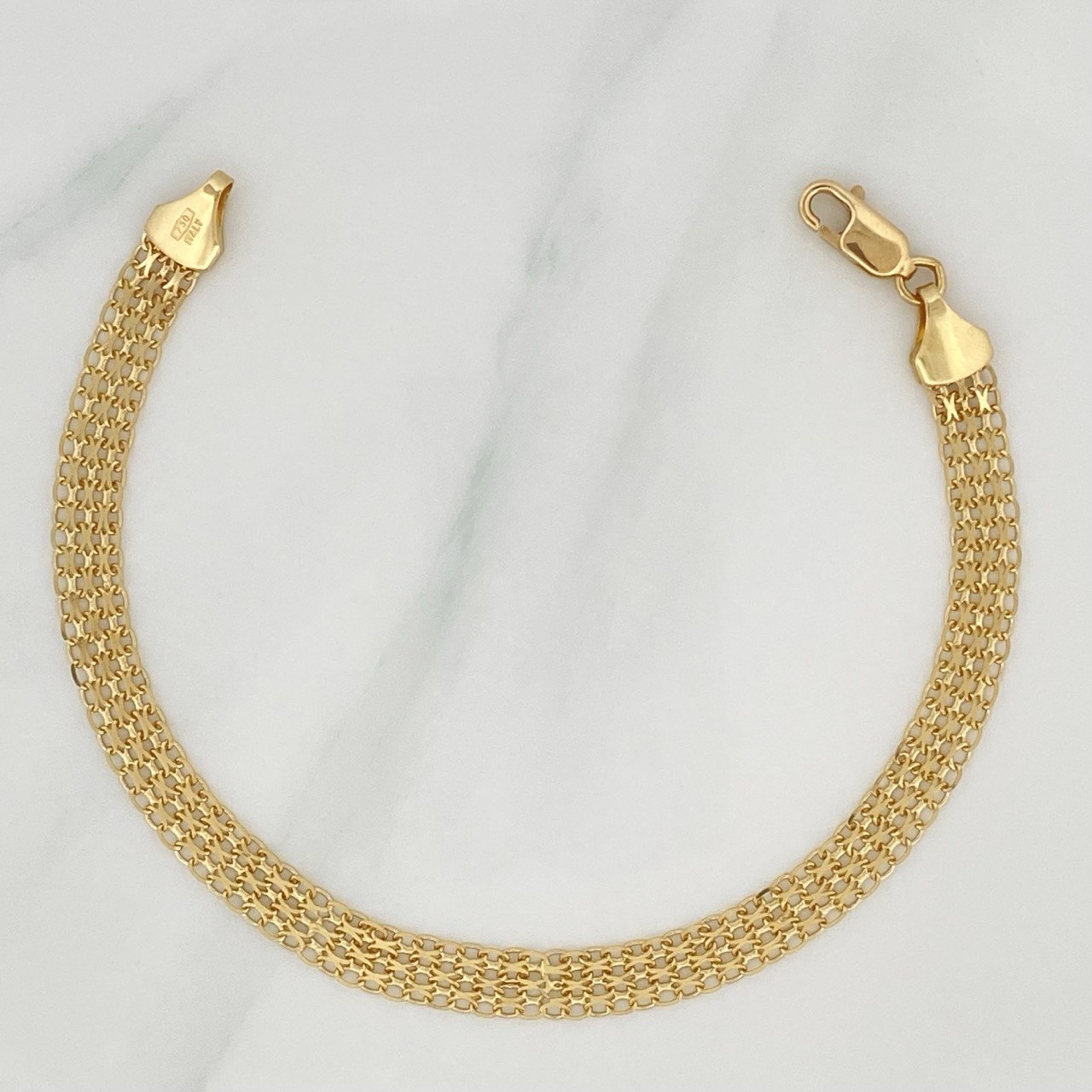 Bismark Bracelet 5.55 g / 7 3/4 in / 5.6 mm 18K Yellow Gold