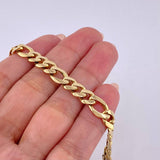 Pulso Figaro 7.3gr / 15.5cm / 6.8mm Oro Amarillo Nac.Esp 18K