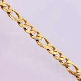 Pulso Figaro 7.3gr / 15.5cm / 6.8mm Oro Amarillo Nac.Esp 18K