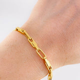 Pulso Rustico Tribal 5.75gr / 8 1/2 in / 5mm Oro Amarillo +3 18K