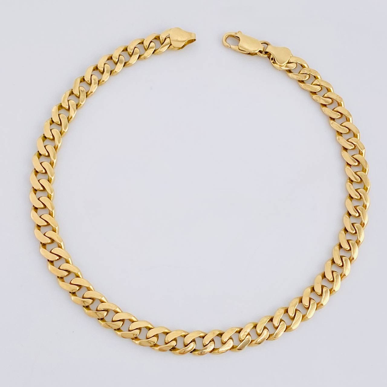Pulso Cubano 5.95 g / 8 in / 4.9 mm Oro Amarillo 18K