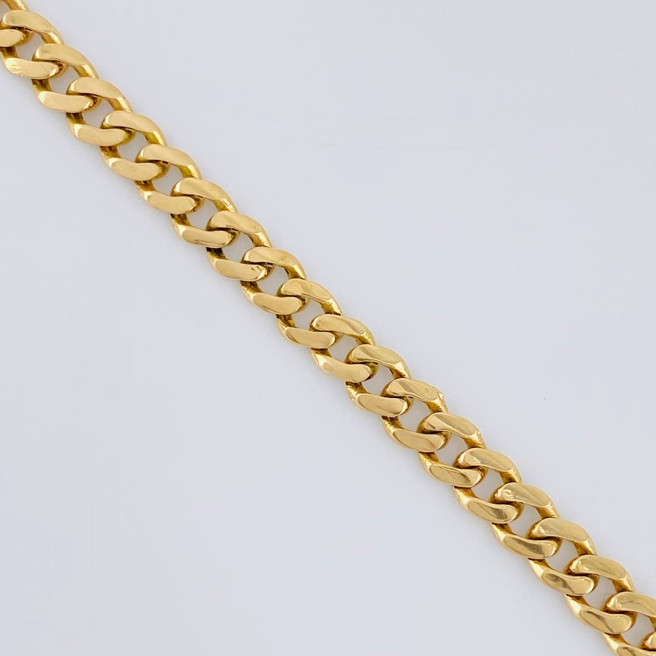 Pulso Cubano 5.95 g / 8 in / 4.9 mm Oro Amarillo 18K
