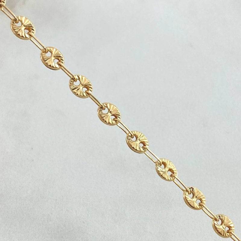 GC Anklet 4.45gr / 25.5cm / 10.0in / 18K Gold ©
