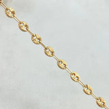 GC Anklet 4.45gr / 25.5cm / 10.0in / 18K Gold ©