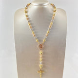 Miraculous Virgin Rosary 45.9gr / 25.6in / 18K Gold ©