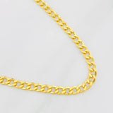 Cadena Cubana 10.15g / 24 in / 4.1mm Oro Amarillo 18K