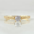 Scepter Dense Solitaire Ring 1.75gr / Size 6 3/4 / 18K Gold