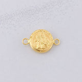 Herraje Virgen del Carmen 0.5g / 3/4 in Oro Amarillo 18K