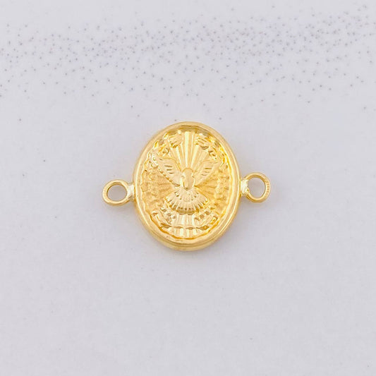 Herraje Espíritu Santo Mate 0.35g / 1/2 in Oro Amarillo 18K