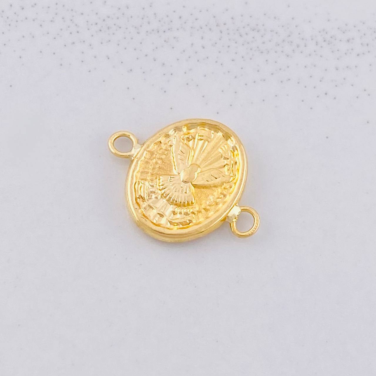 Charm Espíritu Santo Matte 0.35g / 1/2 in Yellow Gold 18K