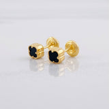 Topos Trébol 1.25g / in / 4.8mm Oro Amarillo 18K