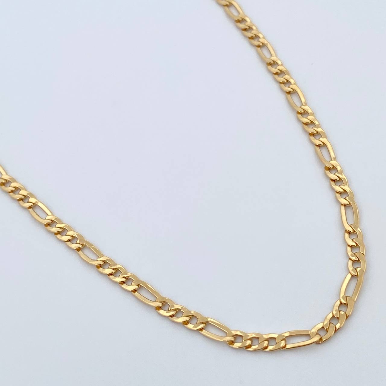 Figaro Chain 9.4gr / 23.8in / +0 18K Gold &