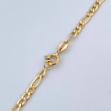 Cadena Figaro 4.05gr / 45.5cm / 2.7mm Oro Amarillo +0 18K &