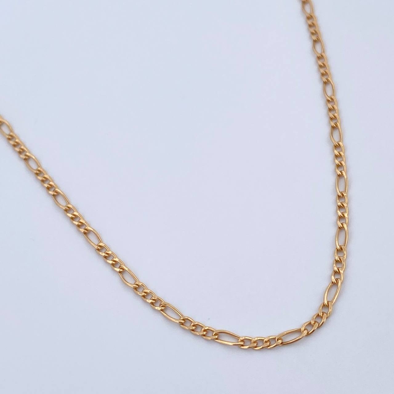Figaro Chain 2.1gr / 62cm / 1.9mm Yellow Gold +1 18K &