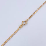 Figaro Chain 2.1gr / 62cm / 1.9mm Yellow Gold +1 18K &