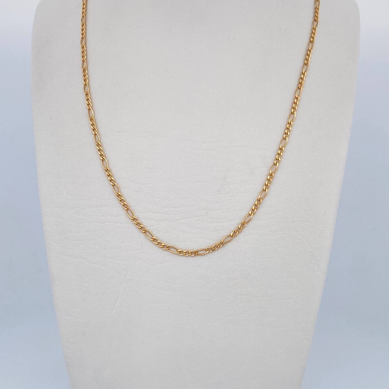 Figaro Chain 2.1gr / 62cm / 1.9mm Yellow Gold +1 18K &