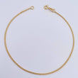 China Anklet 1.4gr / 23cm / 1.4mm Yellow Gold +1 18K &
