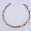 Bracelet Bracelet 9.55gr / 20.7cm / 3.6mm Diamond Cut 18K Rose Gold $