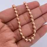 Bracelet Bracelet 9.55gr / 20.7cm / 3.6mm Diamond Cut 18K Rose Gold $
