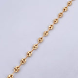 Pulso GC 3.9gr / 19.8cm / 3mm Diamantada Oro Amarillo 18K &