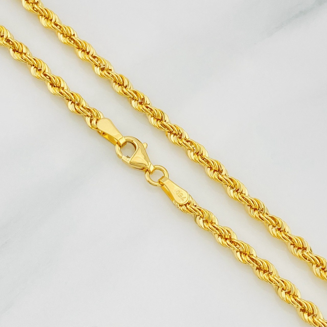 Cadena Lazo 7.45g / 26 in / 3.1mm Oro Amarillo 18K