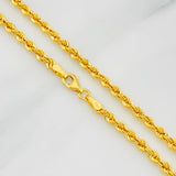 Cadena Lazo 7.45g / 26 in / 3.1mm Oro Amarillo 18K