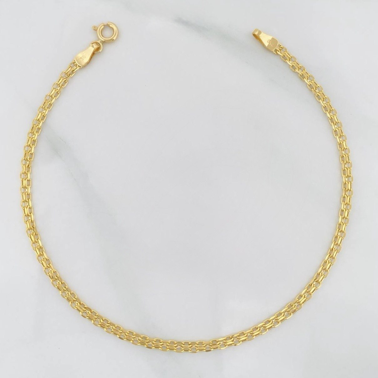 Pulso Chino 1.45g / 7 3/4 in / 2.2mm Oro Amarillo 18K
