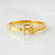Anillo Fe 2.35gr / T5 1/2 / Oro Amarillo 18K *