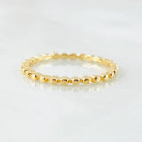 Sphere Ring 1.25gr / Size 5 1/2 / 18K Gold