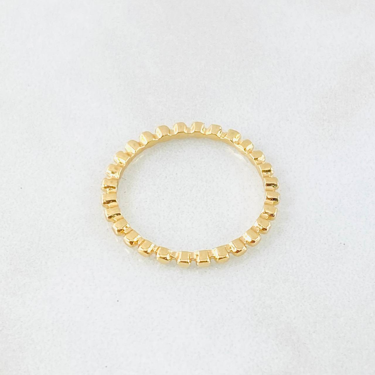 Sphere Ring 1.25gr / Size 5 1/2 / 18K Gold