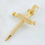 Dije Cruz Clavo 8.25gr / 2 1/4 in / Oro Amarillo 18K ©