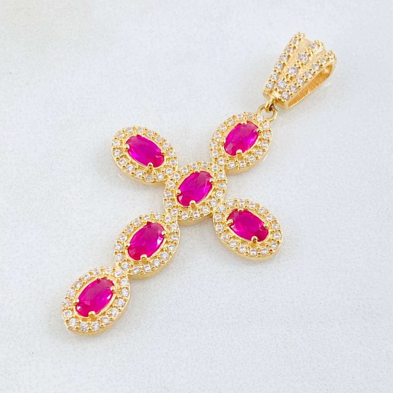 Pendant Thick Cross 4.6gr / 1 3/4 in / 18K Yellow Gold ©