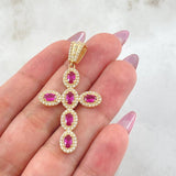 Pendant Thick Cross 4.6gr / 1 3/4 in / 18K Yellow Gold ©