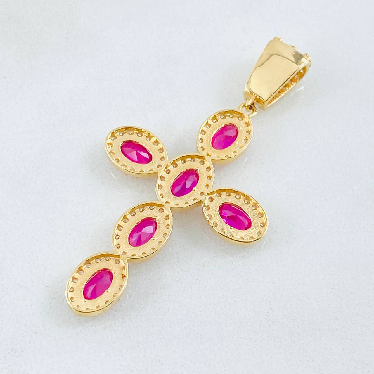 Pendant Thick Cross 4.6gr / 1 3/4 in / 18K Yellow Gold ©