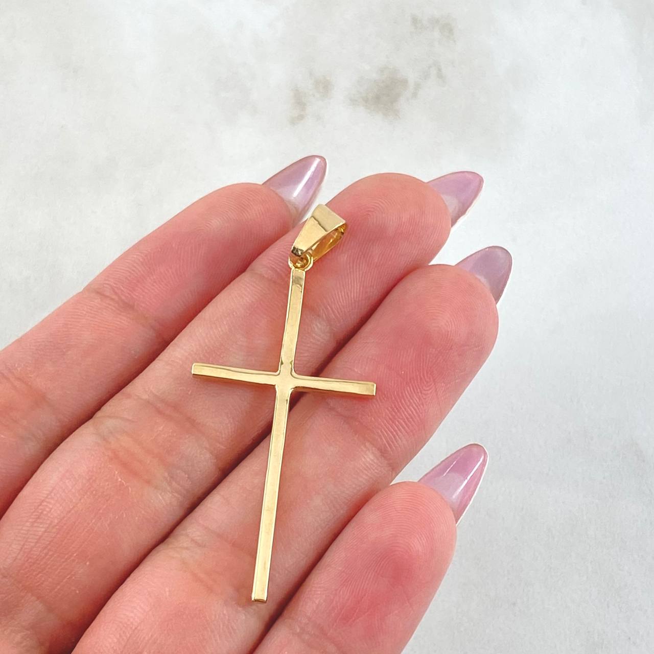 Dije Cruz 2.5gr / 2 in / Oro Amarillo 18K ©