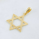 Dije Estrella De David 2.05gr / 1 1/2 in / Oro Amarillo 18K ©