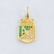 Dije Atletico Nacional 2.2gr / 3/4 in / Oro Amarillo 18K