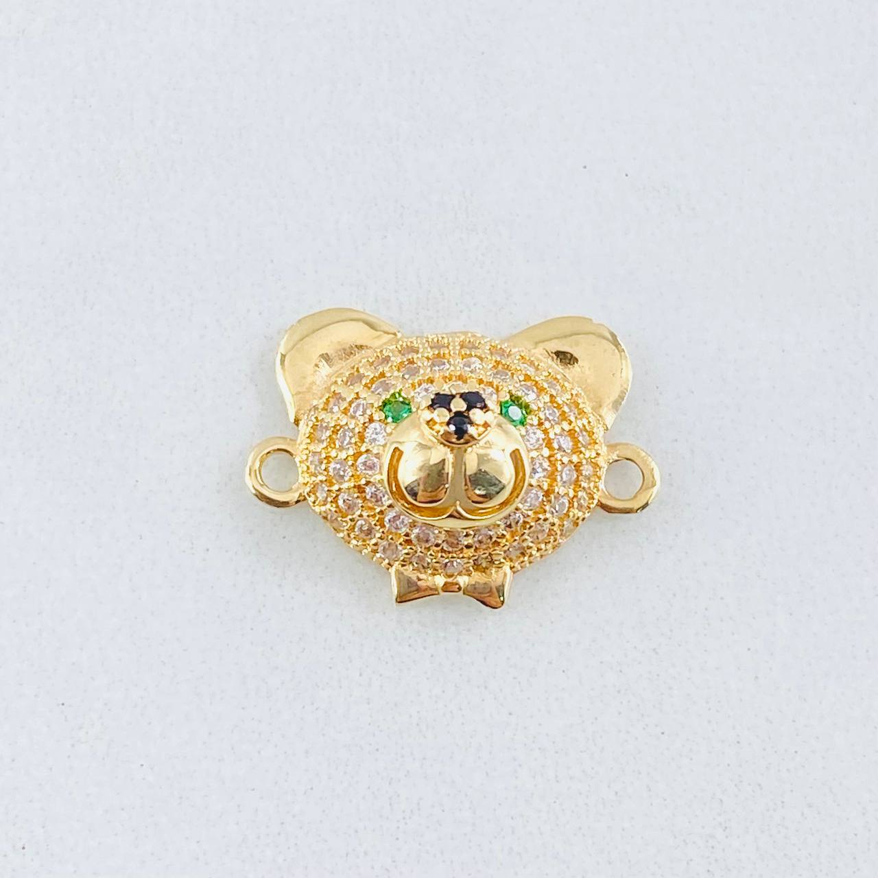 Charm Bear Face 2.25gr / 3/4 in / 18K Yellow Gold ©