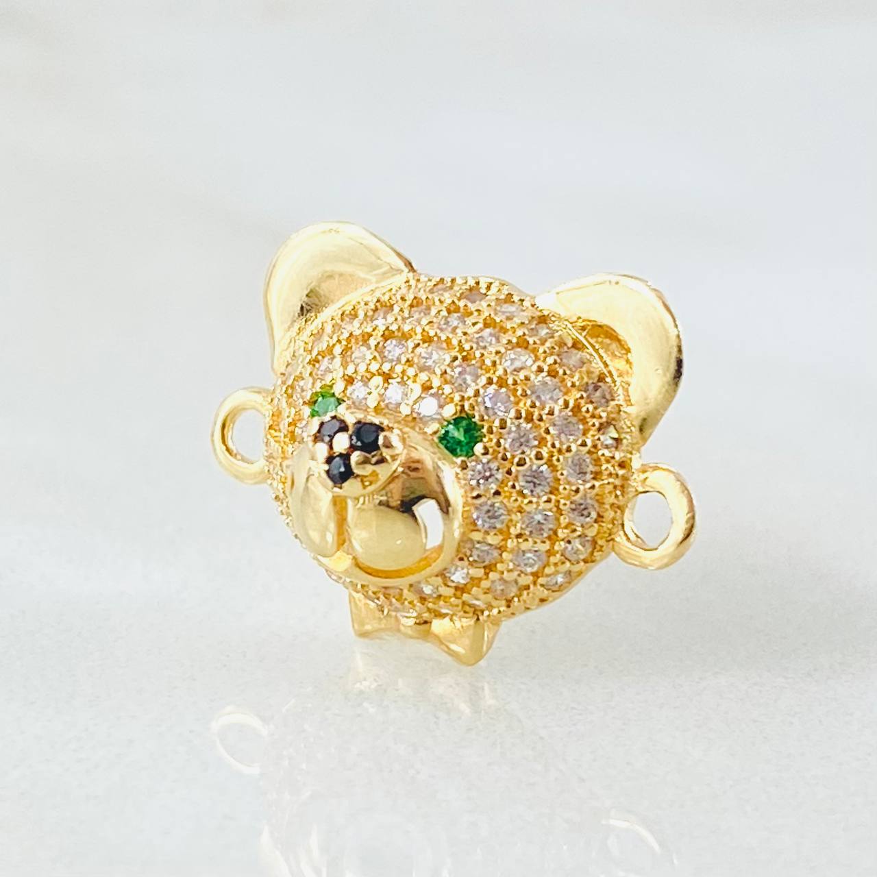 Charm Bear Face 2.25gr / 3/4 in / 18K Yellow Gold ©