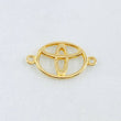 Herraje Marca Automovil 1gr / 3/4 in / Oro Amarillo 18K ©