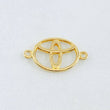 Herraje Marca Automovil 1gr / 3/4 in / Oro Amarillo 18K