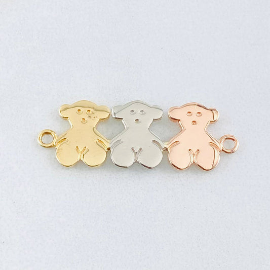 Charm Trio Bears 1.8gr / 1 1/4 in / Three Golds 18K ©