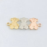 Herraje Trio Osos 1.8gr / 1 1/4 in / Tres Oros 18K ©