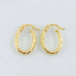 Candongas Mary Ovalada 1.2gr / 3/4 in / Oro Amarillo 18K *