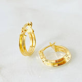 Candongas Clau 1.2gr / 1/2 in / Oro Amarillo 18K ©