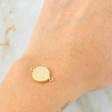 Herraje San Benito 0.7gr / 3/4 in / Oro Amarillo 18K *