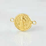Herraje San Benito 0.65gr / 3/4 in / Oro Amarillo 18K *