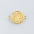 Herraje San Benito 0.6 g / 3/4 in Oro Amarillo 18K