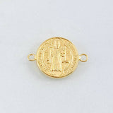 Herraje San Benito 0.6 g / 3/4 in Oro Amarillo 18K