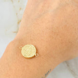 Herraje San Benito 0.6 g / 3/4 in Oro Amarillo 18K